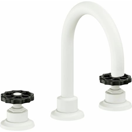 A large image of the California Faucets 8102WB Matte White
