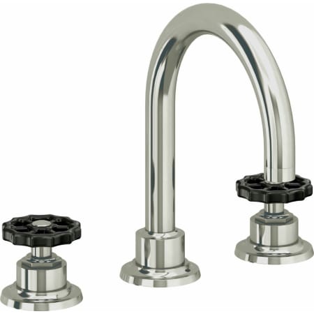 A large image of the California Faucets 8102WB Polished Nickel