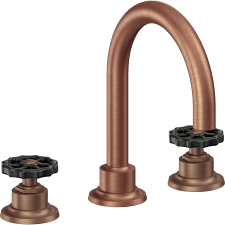 A large image of the California Faucets 8102WBZBF Antique Copper Flat
