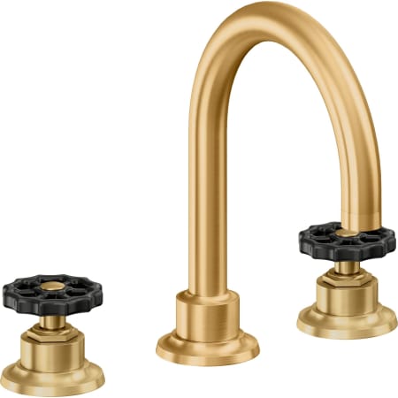 A large image of the California Faucets 8102WBZBF Lifetime Satin Gold