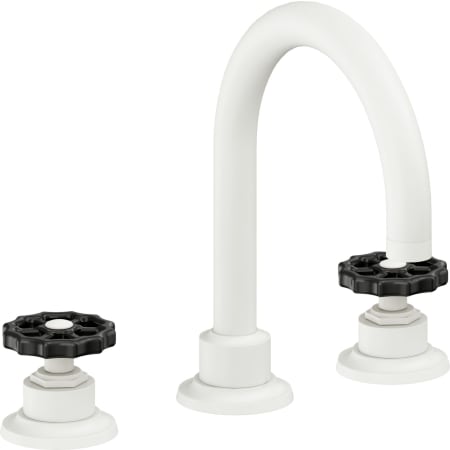 A large image of the California Faucets 8102WBZBF Matte White