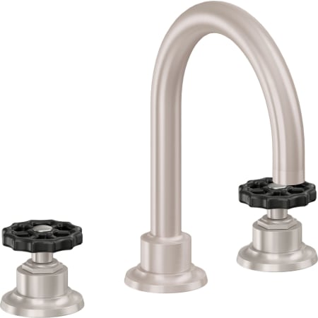 A large image of the California Faucets 8102WBZBF Satin Nickel