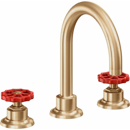 A large image of the California Faucets 8102WR Satin Bronze