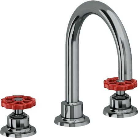 A large image of the California Faucets 8102WRZB Black Nickel
