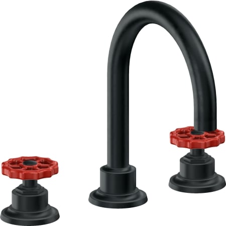 A large image of the California Faucets 8102WRZBF Carbon