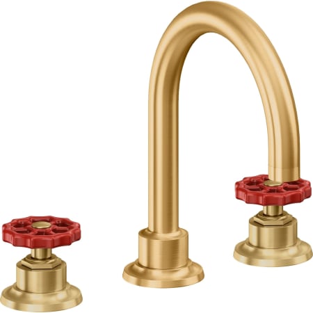 A large image of the California Faucets 8102WRZBF Lifetime Satin Gold