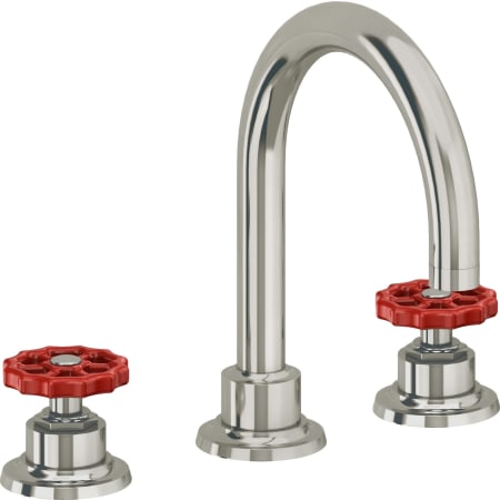 A large image of the California Faucets 8102WRZBF Polished Nickel