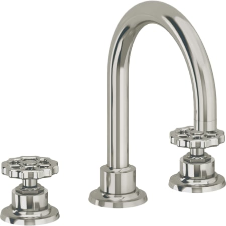 A large image of the California Faucets 8102WZB Polished Nickel