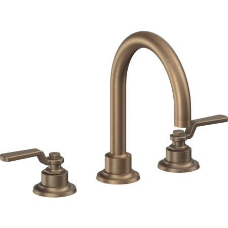 A large image of the California Faucets 8102ZB Antique Brass Flat
