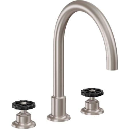 A large image of the California Faucets 8108WB Satin Nickel