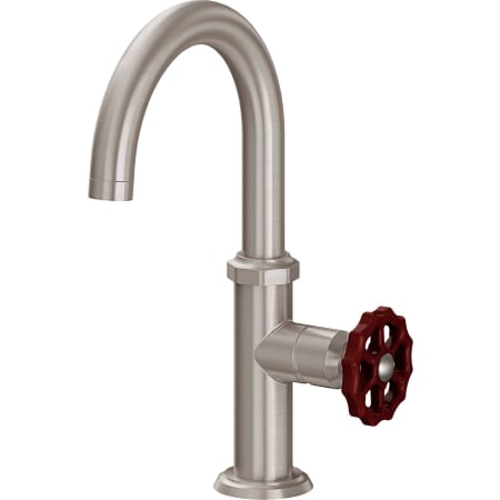 A large image of the California Faucets 8109WR-1 Satin Nickel