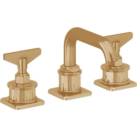 A large image of the California Faucets 8502B Burnished Brass Uncoated