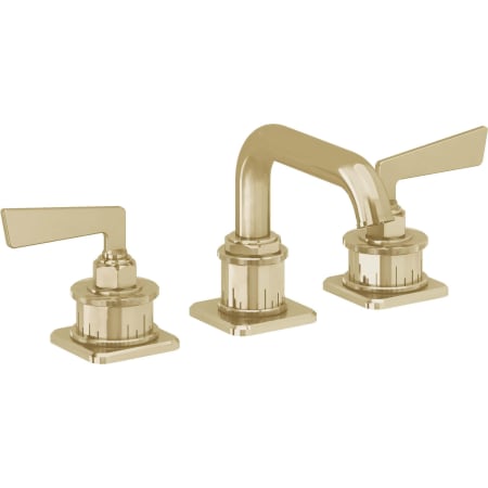 A large image of the California Faucets 8502ZB Polished Brass Uncoated