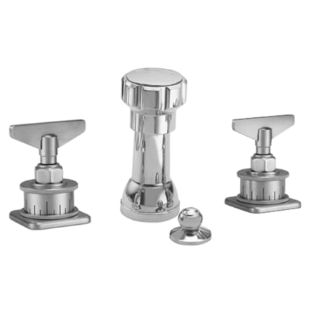 A large image of the California Faucets 8504B Satin Nickel