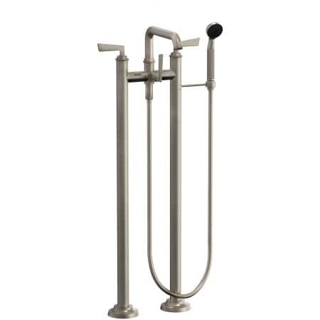 A large image of the California Faucets 8508-ETF.18 Satin Nickel