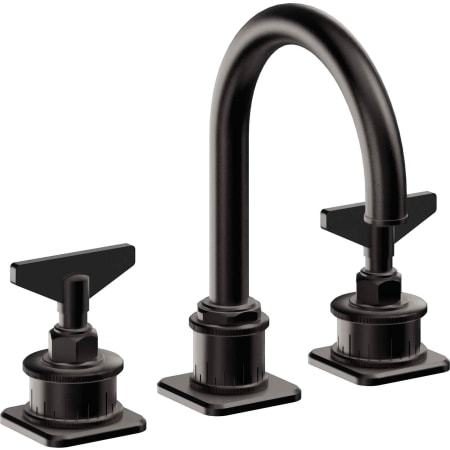 A large image of the California Faucets 8602B Matte Black