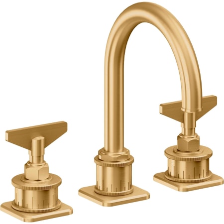 A large image of the California Faucets 8602BZBF Lifetime Satin Gold
