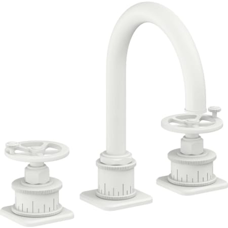 A large image of the California Faucets 8602W Matte White