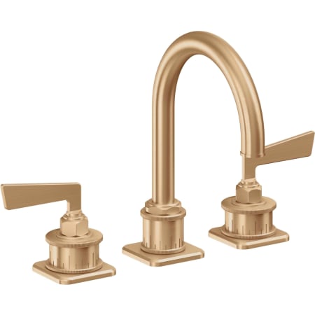 A large image of the California Faucets 8602ZBF Satin Bronze