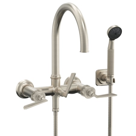 A large image of the California Faucets 8608-ETW.20 Satin Nickel