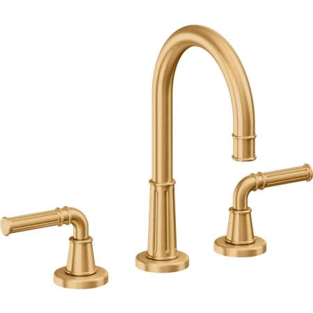 A large image of the California Faucets C102 Lifetime Satin Gold