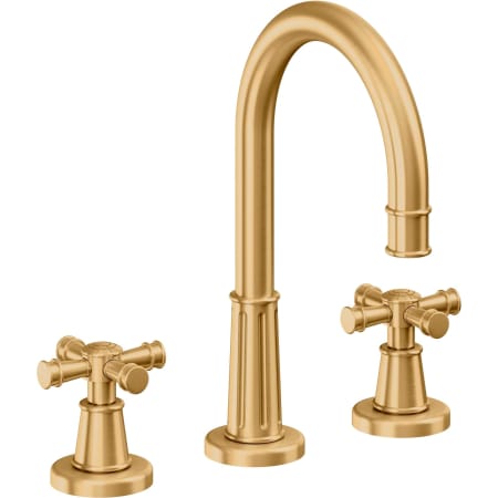 A large image of the California Faucets C102X Lifetime Satin Gold