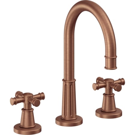 A large image of the California Faucets C102XZB Antique Copper Flat