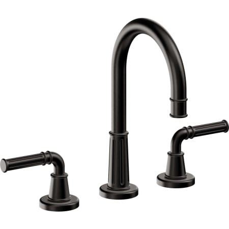 A large image of the California Faucets C102ZBF Matte Black