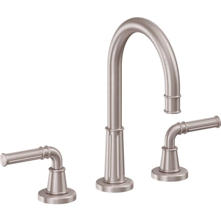 A large image of the California Faucets C102ZBF Satin Nickel