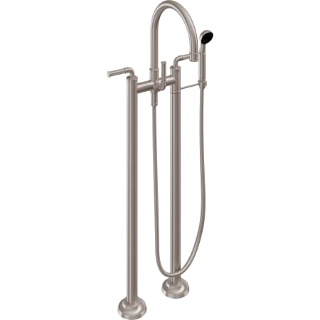 A large image of the California Faucets C108-ETF.18 Satin Nickel