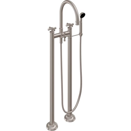 A large image of the California Faucets C108X-ETF.18 Satin Nickel