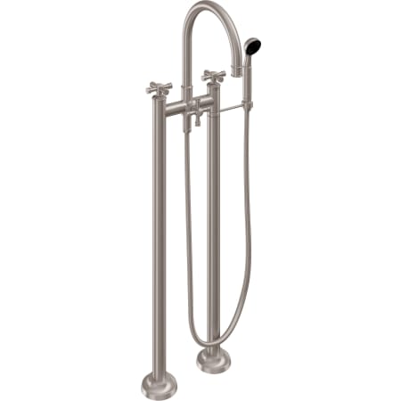 A large image of the California Faucets C108XS-ETF.18 Satin Nickel