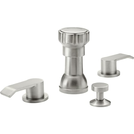 A large image of the California Faucets E504 Satin Nickel