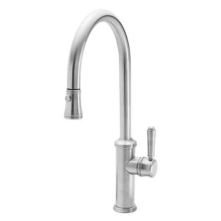 A large image of the California Faucets K10-100-33 Satin Nickel