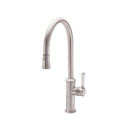 A large image of the California Faucets K10-100-35 Satin Nickel