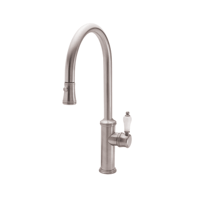 A large image of the California Faucets K10-100-40 Satin Nickel