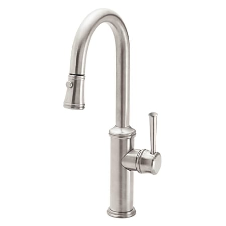 A large image of the California Faucets K10-101-48 Satin Nickel