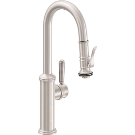 A large image of the California Faucets K10-101SQ-33 Satin Nickel