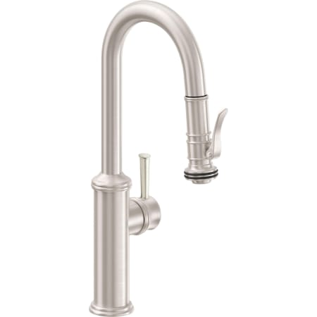 A large image of the California Faucets K10-101SQ-48 Satin Nickel