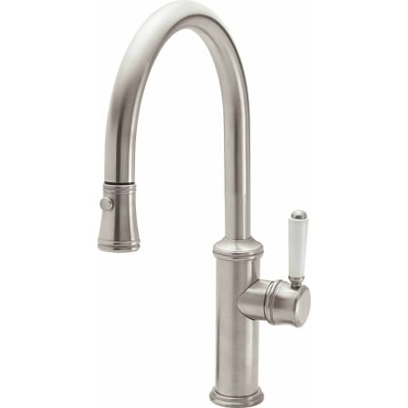 A large image of the California Faucets K10-102-35 Satin Nickel