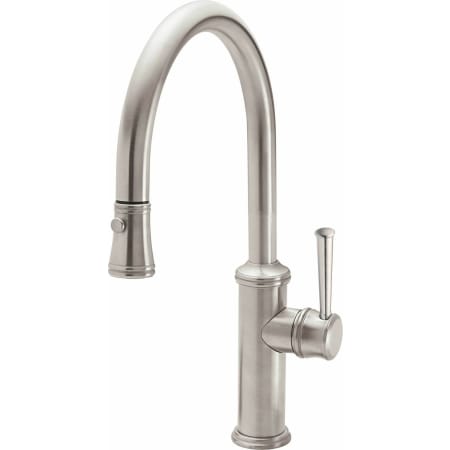 A large image of the California Faucets K10-102-48 Satin Nickel