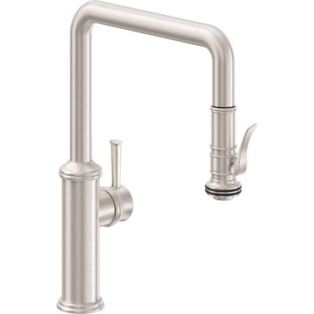 A large image of the California Faucets K10-103SQ-48 Satin Nickel