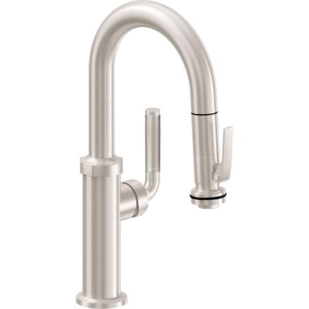 A large image of the California Faucets K30-101SQ-KL Satin Nickel