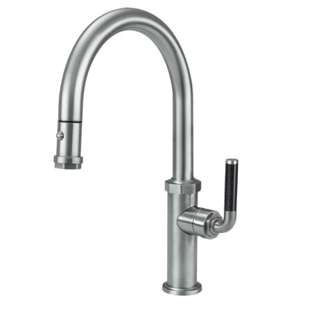 A large image of the California Faucets K30-102-FL Satin Nickel
