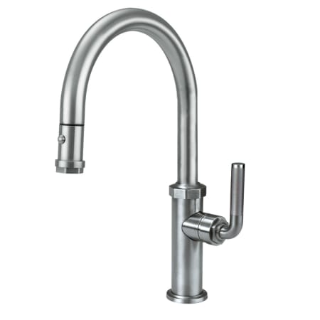 A large image of the California Faucets K30-102-KL Satin Nickel