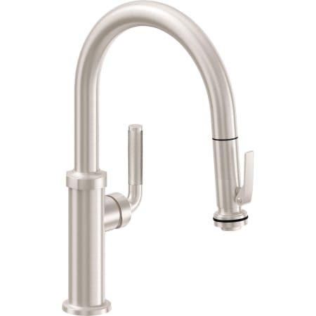 A large image of the California Faucets K30-102SQ-KL Satin Nickel