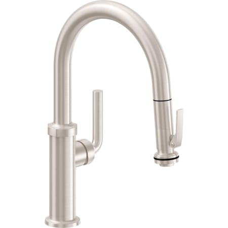 A large image of the California Faucets K30-102SQ-SL Satin Nickel
