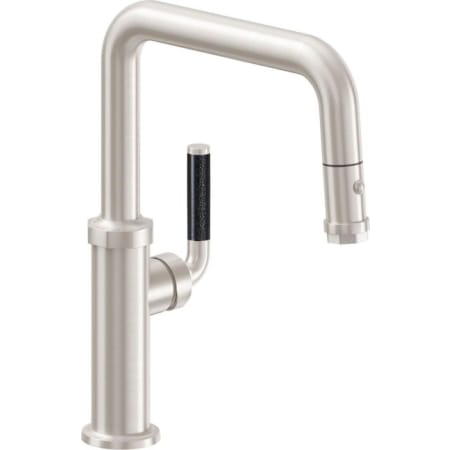 A large image of the California Faucets K30-103-FL Satin Nickel