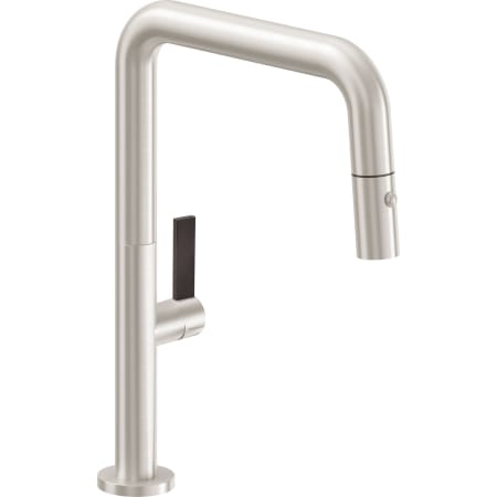 A large image of the California Faucets K50-103-BFB Satin Nickel