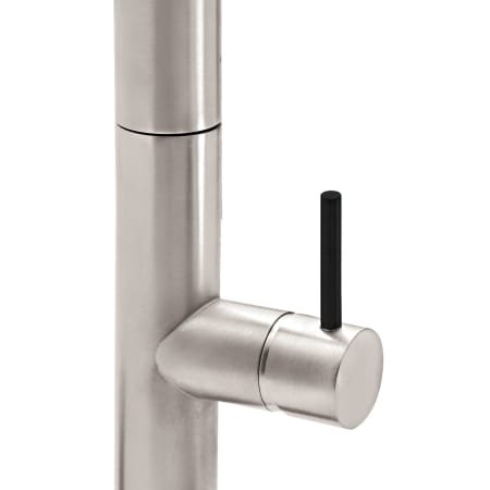 A large image of the California Faucets K50-150SQ-BSST Satin Nickel